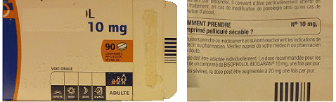 Technicod boite avec pharmacode laetus