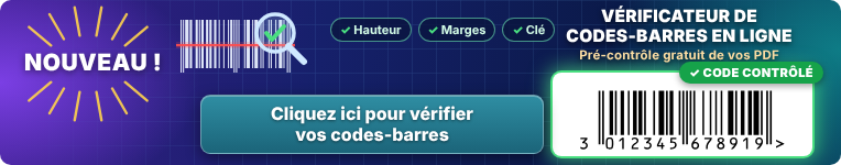 Analyse de code-barres PDF PNG et JPEG